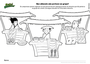 Que alimento não pertence no grupo?